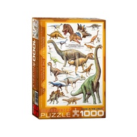 Eurographics Dinosaurs Jurassic Period 1000pc Jigsaw Puzzle