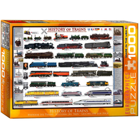 Eurographics 1000pce History of Trains EUR60251