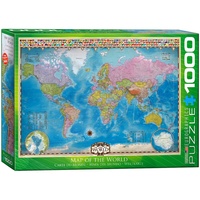 Eurographics 1000pce Map of the World EUR60557