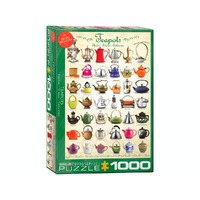 Eurographics 1000pc Teapots Jigsaw Puzzle