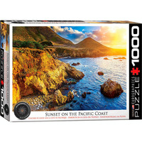 Eurographics 1000pc Sunset On Pacific Coast Jigsaw Puzzle