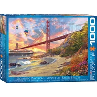 Eurographics 1000pc Sunset At Baker Beach Jigsaw Puzzle