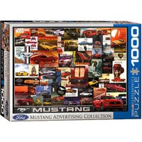 Eurographics 1000pc Mustang Advertising Puzzle