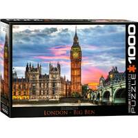 Eurographics 1000pc London Big Ben Jigsaw Puzzle
