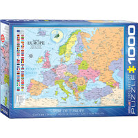 Eurographics 1000pc Map of Europe Jigsaw Puzzle