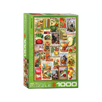 Eurographics 1000pc Vegetables Seed Catalogue Jigsaw Puzzle