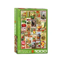 Eurographics 1000pc Vegetables Seed Catalogue Jigsaw Puzzle