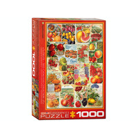 Eurographics 1000pc Fruits Seed Catalog Jigsaw Puzzle