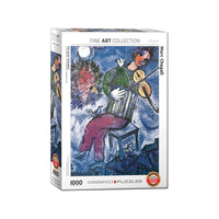 Eurographics 1000pc Chagall, The Blue Violinist Jigsaw Puzzle
