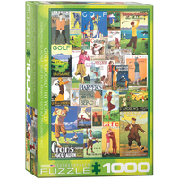 Eurographics Golf Around the World 1000pc Jigsaw Puzzle