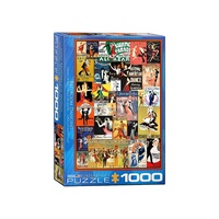 Eurographics 1000pc Dance Vintage Posters Jigsaw Puzzle
