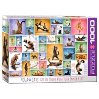 Eurographics 1000pce Yoga Cats