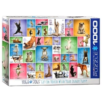 Eurographics 1000pce Yoga Dogs