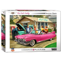 Eurographics 1000pce American Classics - Pink Caddy Puzzle