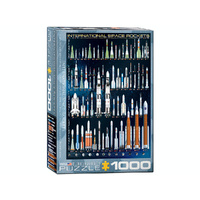 Eurographics International Space Rockets 1000pc Jigsaw Puzzle
