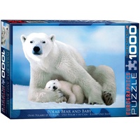 Eurographics 1000pc Polar Bear & Cubs Jigsaw Puzzle