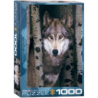 Eurographics 1000pc Gray Wolf Jigsaw Puzzle