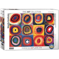 Eurographics Kandinsky Color Study Squares 1000pc Jigsaw Puzzle