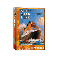 Eurographics 1000pc Titanic White Star Line Jigsaw Puzzle