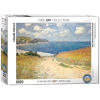 Eurographics 1000pc Monet, Path Thru Wheat Fields Jigsaw Puzzle