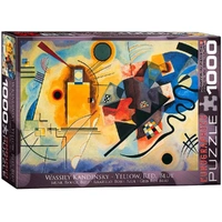 Eurographics 1000pc Kandinsky, Yellow Red Blue Jigsaw Puzzle