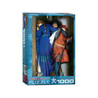 Eurographics 1000pc Burton Meeting On Turret Stairs Jigsaw Puzzle