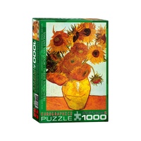 Eurographics 1000pc Van Gogh, Twelve Sunflowers Jigsaw Puzzle