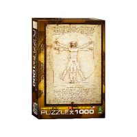 Eurographics 1000pc Da Vinci, Vitruvian Man Jigsaw Puzzle