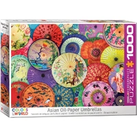 Eurographics Asian Oil-Paper Umbrellas 1000Pc Jigsaw Puzzle