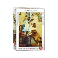 Eurographics 1000pc Little Girl & Her Sheltie Jigsaw Puzzle