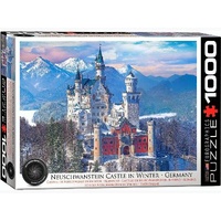 Eurographics 1000pc Neuschwanstein In Winter Jigsaw Puzzle