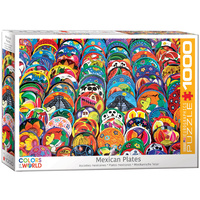 Eurographics 1000pc Mexican Ceramic Plates Jigsaw Puzzle