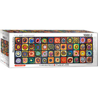 Eurographics 1000pc Kandinsky Colour Squares Panoramnic