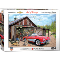 Eurographics 1000pc Out Of Storage Corvette Jigsaw Puzzle