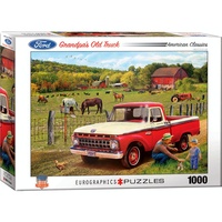 Eurographics Puzzles 1000pc Grandpa's Old Ford Truck Jigsaw Puzzle