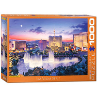 Eurographics 1000pc Las Vegas Strip E. Lush Jigsaw Puzzle