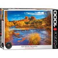 Eurographics Puzzles 1000pc Red Rock Crossing Arizona Jigsaw Puzzle