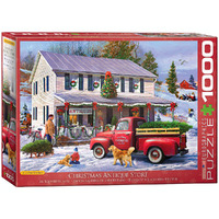 Eurographics 1000pce Antique Christmas Store Jigsaw Puzzle