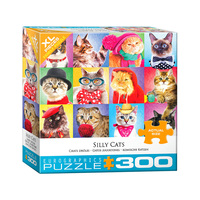 Eurographics 300pc XL Silly Cats Jigsaw Puzzle