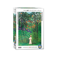 Eurographics 1000pc Woman In Exotic Forest Jigsaw Puzzle
