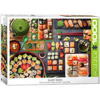 Eurographics 1000pc Sushi Table Jigsaw Puzzle