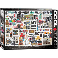 Eurographics 1000pc World Of Cameras Jigsaw Puzzle
