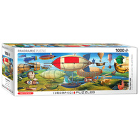 Eurographics 1000pc The Great Race Panoramic Jigsaw Puzzle