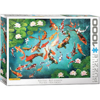 Eurographics 1000pc Colourful Koi Fish Jigsaw Puzzle