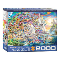 Eurographics 2000pc Unicorn Fantasy Jigsaw Puzzle