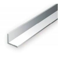 Evergreen White Polystyrene Angle 0.250 x 14" / 6.4mm x 36cm (2)