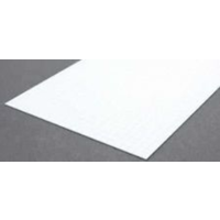 Evergreen White Polystyrene Sheet 0.125 x 12 x 24" / 3.2mm x 30cm x 61cm (Per Sheet)