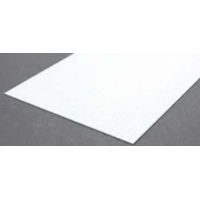 Evergreen White Polystyrene Sheet 0.125 x 12 x 24" / 3.2mm x 30cm x 61cm (Per Sheet)