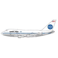 JC Wings 1/400 Pan Am B747SP N533PA "Clipper New Horizons with Commemorative Flight 50 Logo" Diecast Aircraft