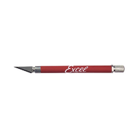 Excel K18 Grip-On Knife Red With Safety Knife